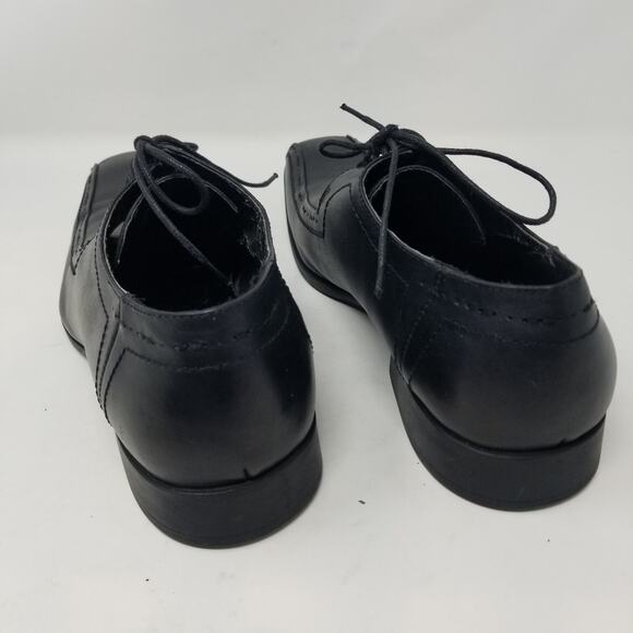 Steve Madden Men's Leather Black Trennt style Lace Up Dress Shoes Oxfords Size10 - Picture 6 of 14